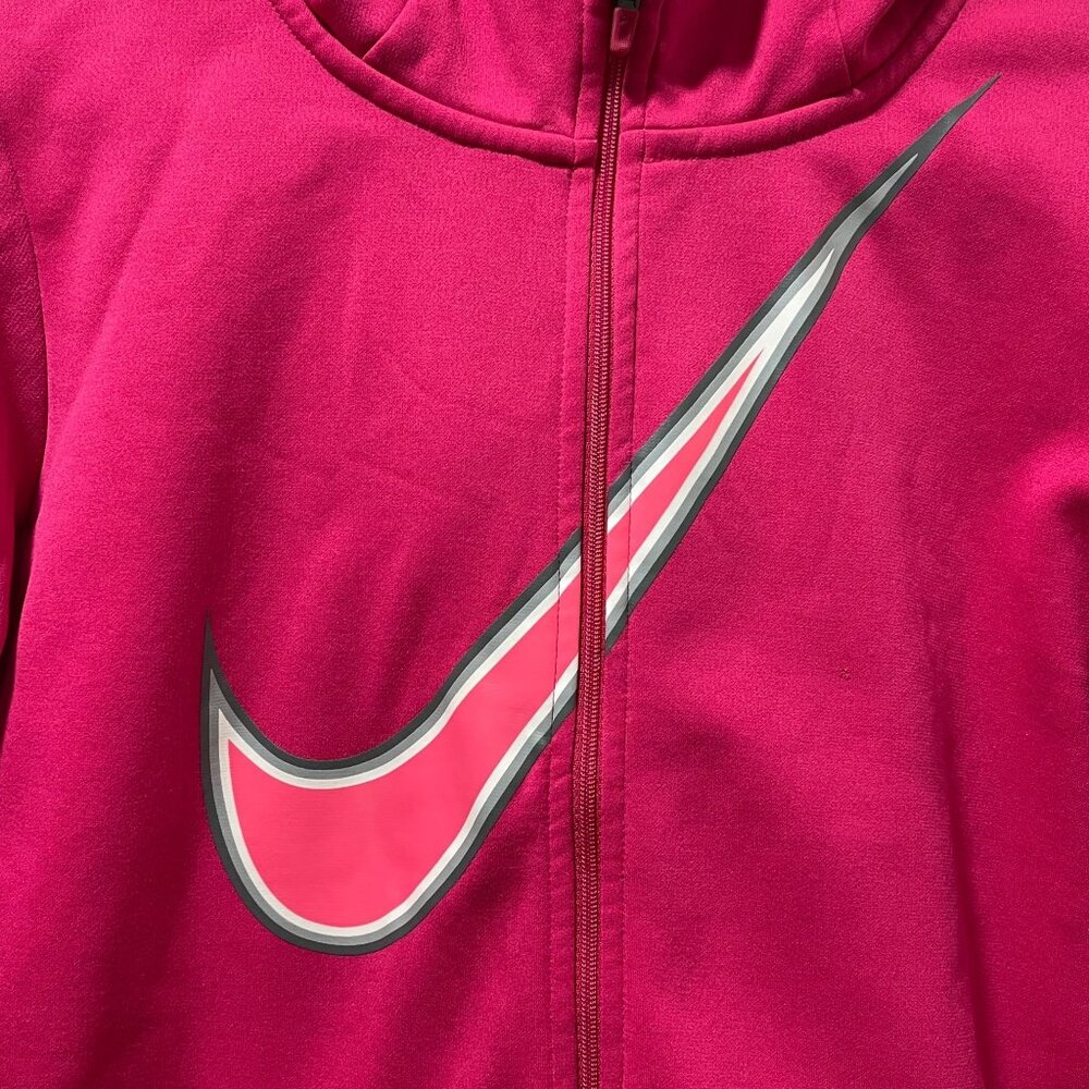 Nike Dri-Fit Girls Hoodie Pink XL - Picture 3 of 14